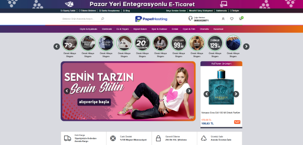 eTicaret PapelHosting Ücretsiz